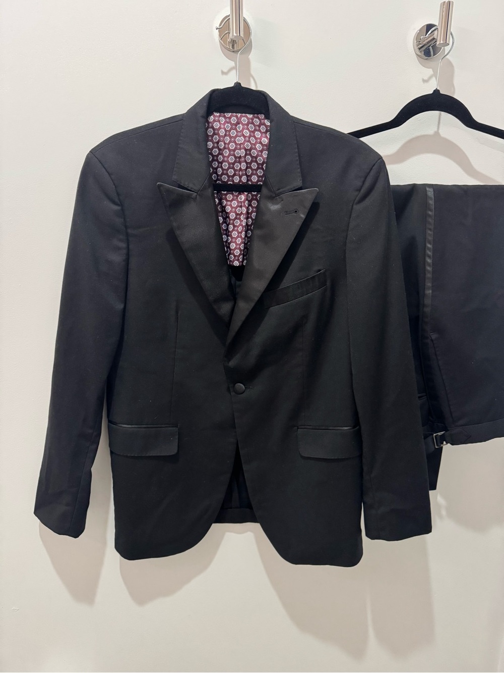 Black Tuxedo Jacket and Pants